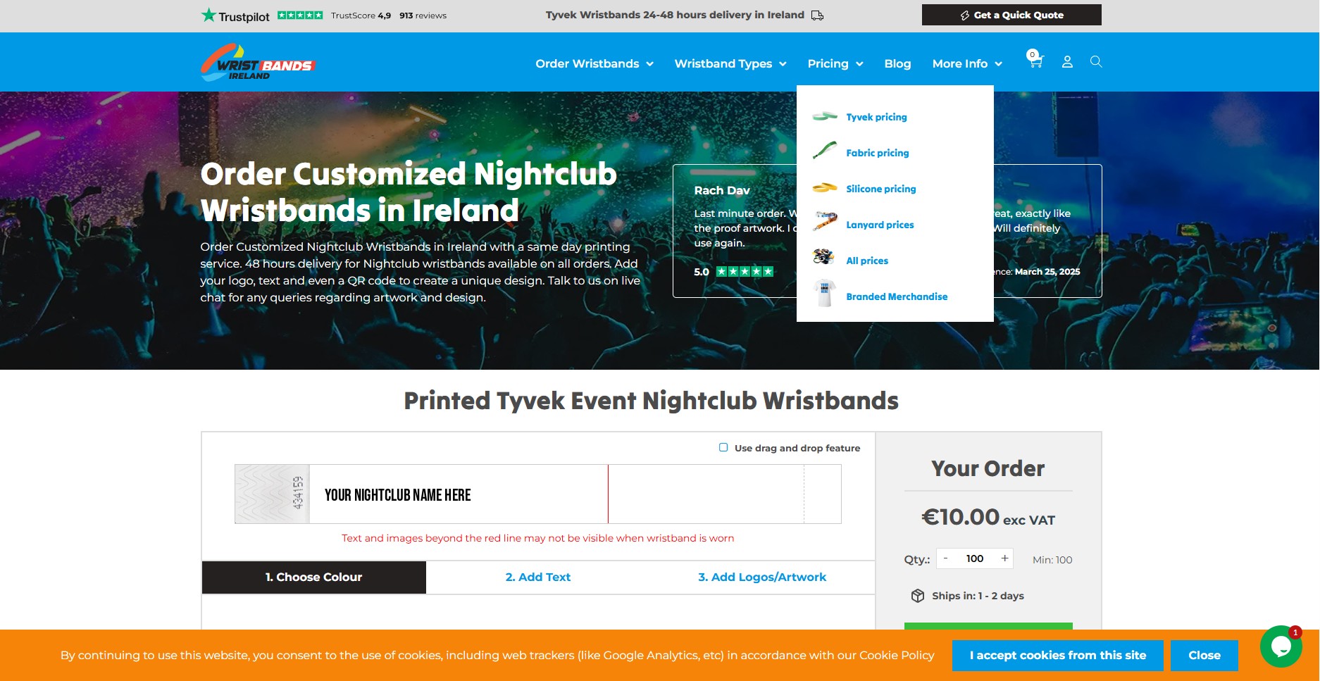 Homepage layout issue screenshot